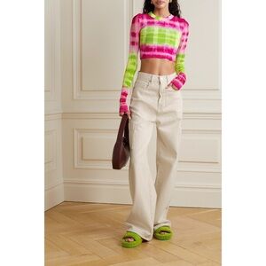 Frame High-rise Utility Straight Pants